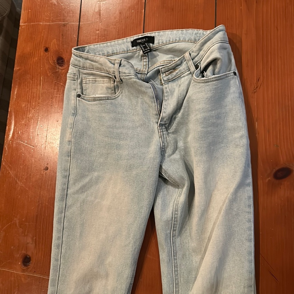 Forever 21 Light Wash Jeans